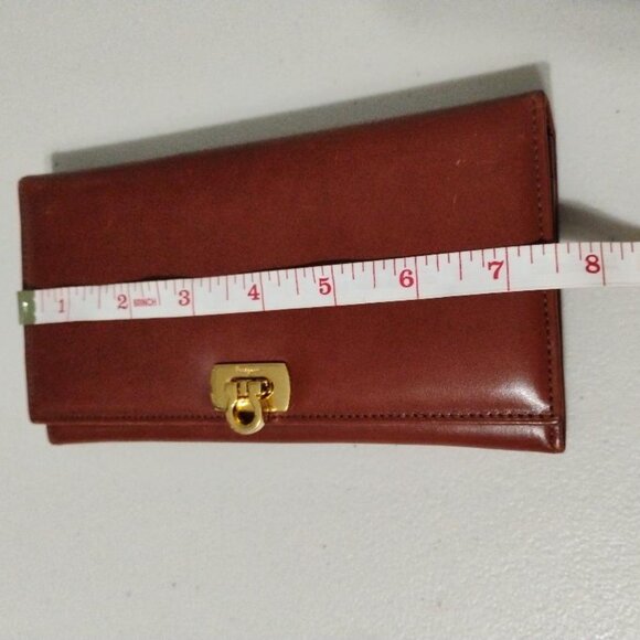 Salvatore Ferragamo Gancini Leather Clip Long Wallet - Picture 13 of 14